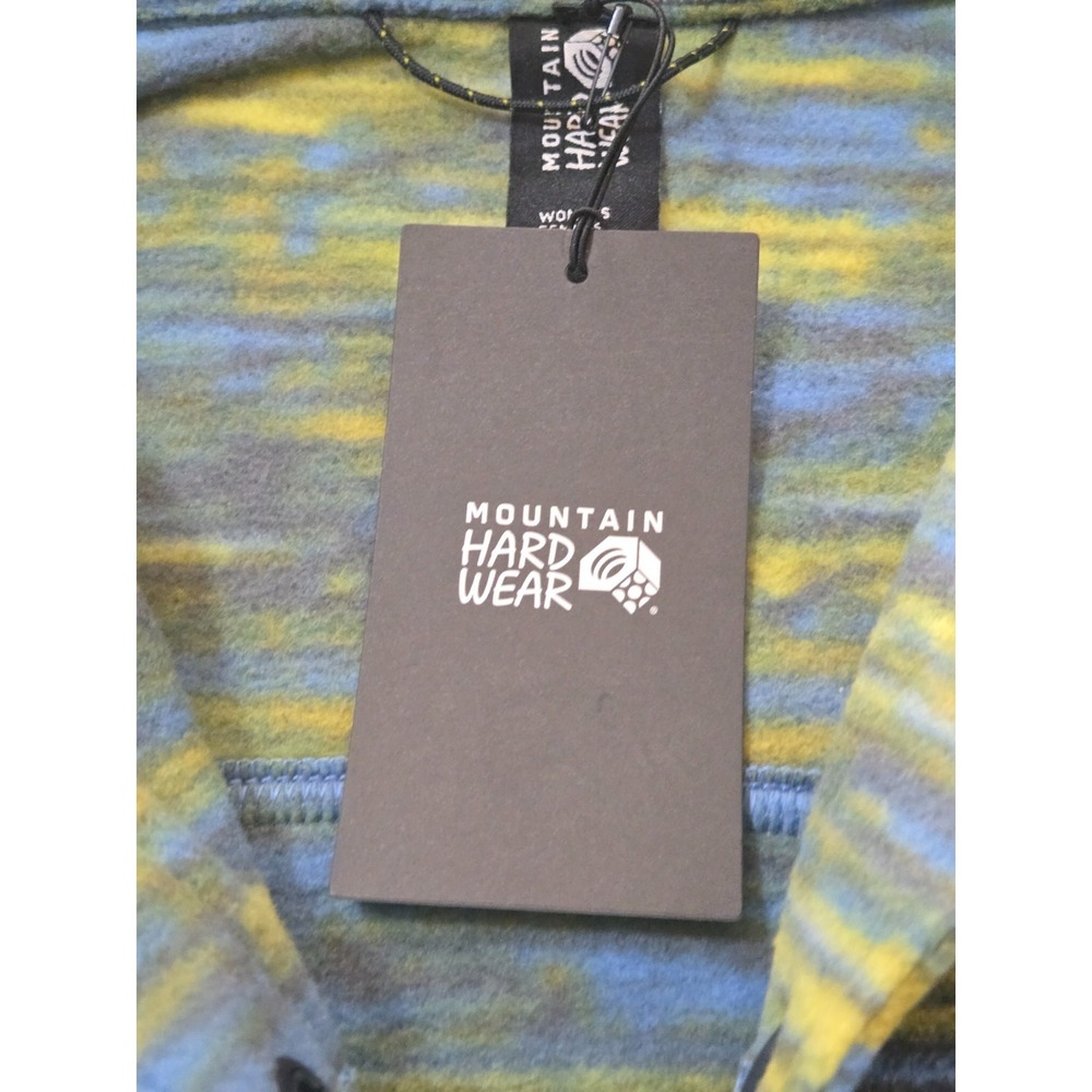 Mountain Hardwear Microchill Shirt Women's M Nitric Blue Stria Print NWT‎ - Picture 13 of 14